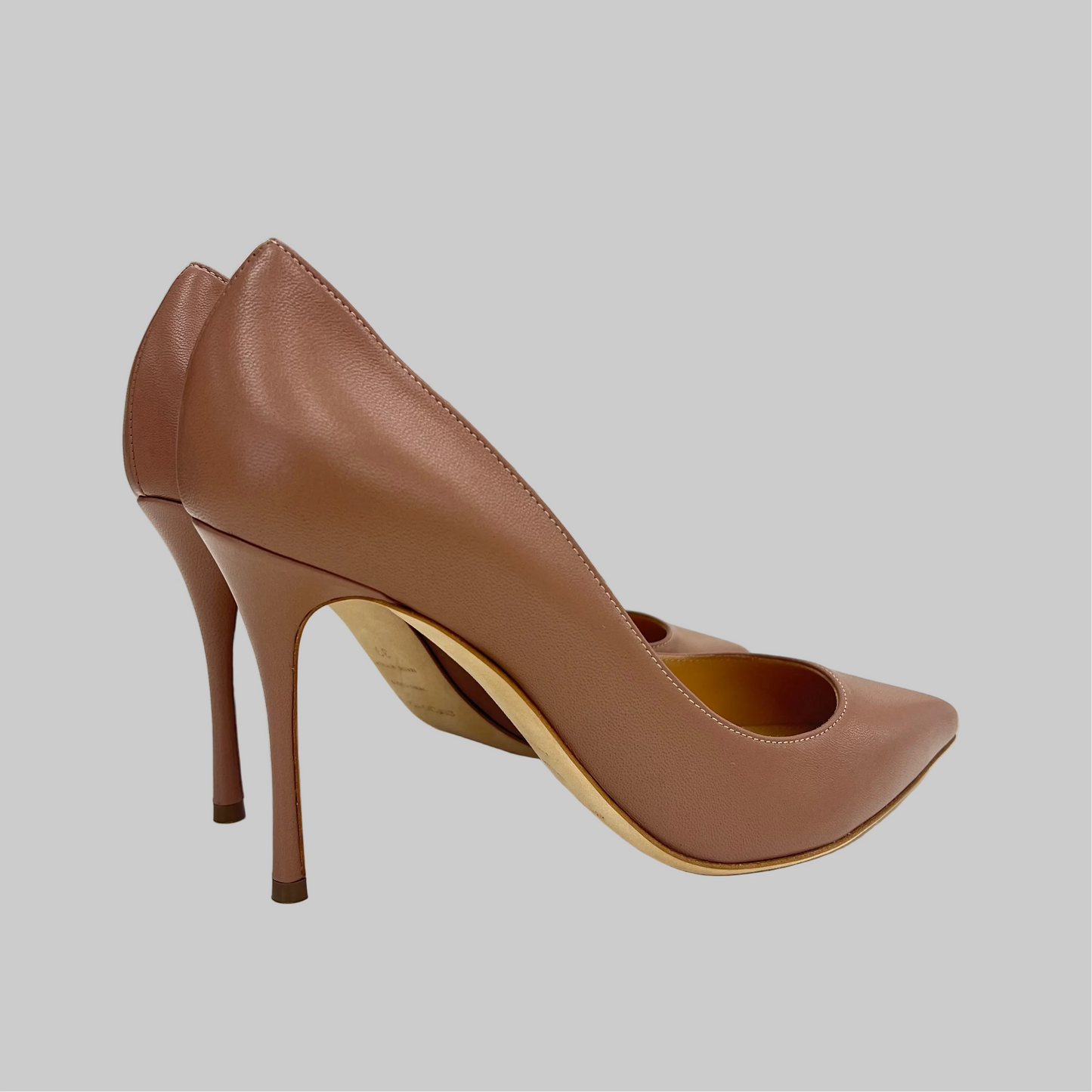 SERGIO ROSSI Scarpa decolté pelle color nude