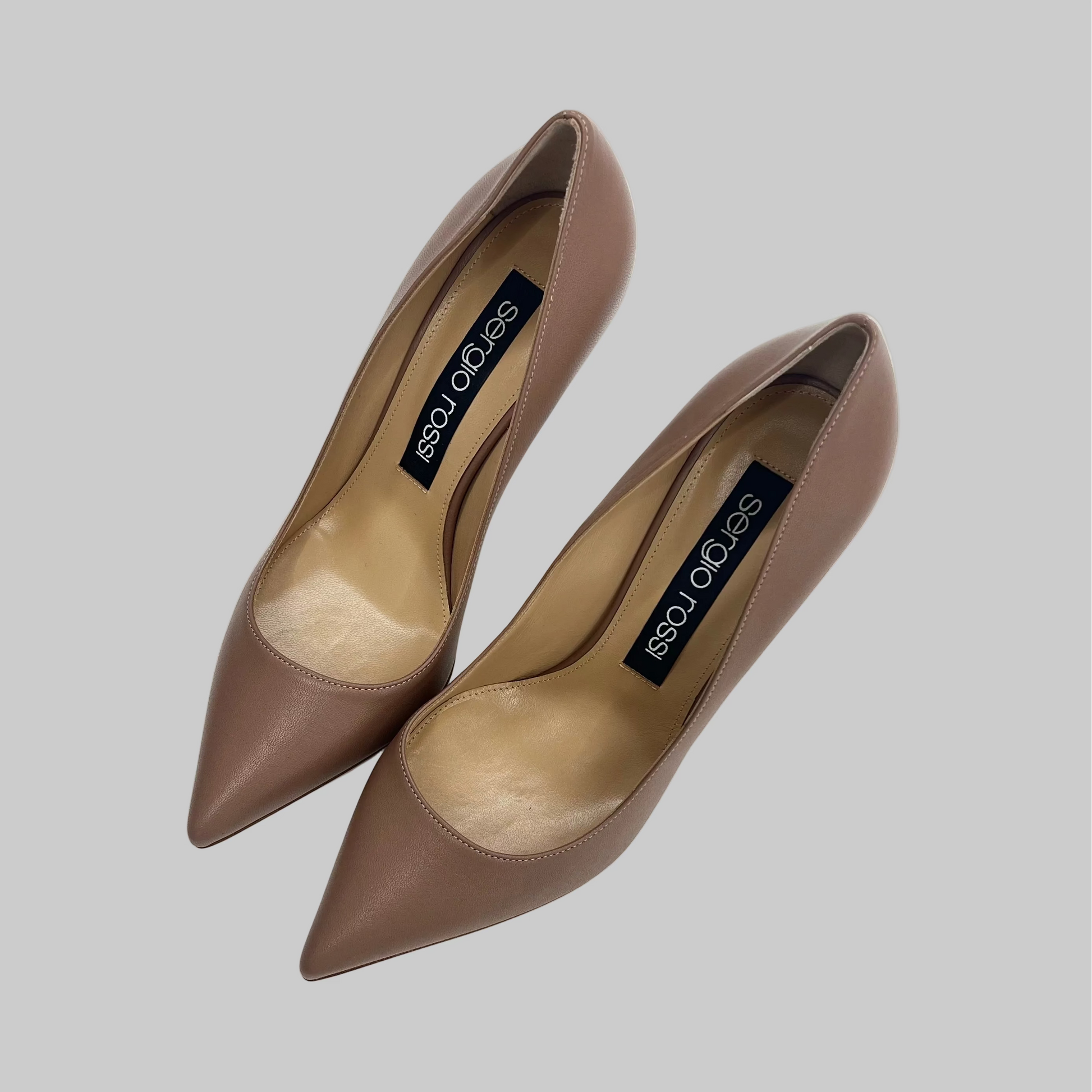 SERGIO ROSSI Scarpa decolté pelle color nude