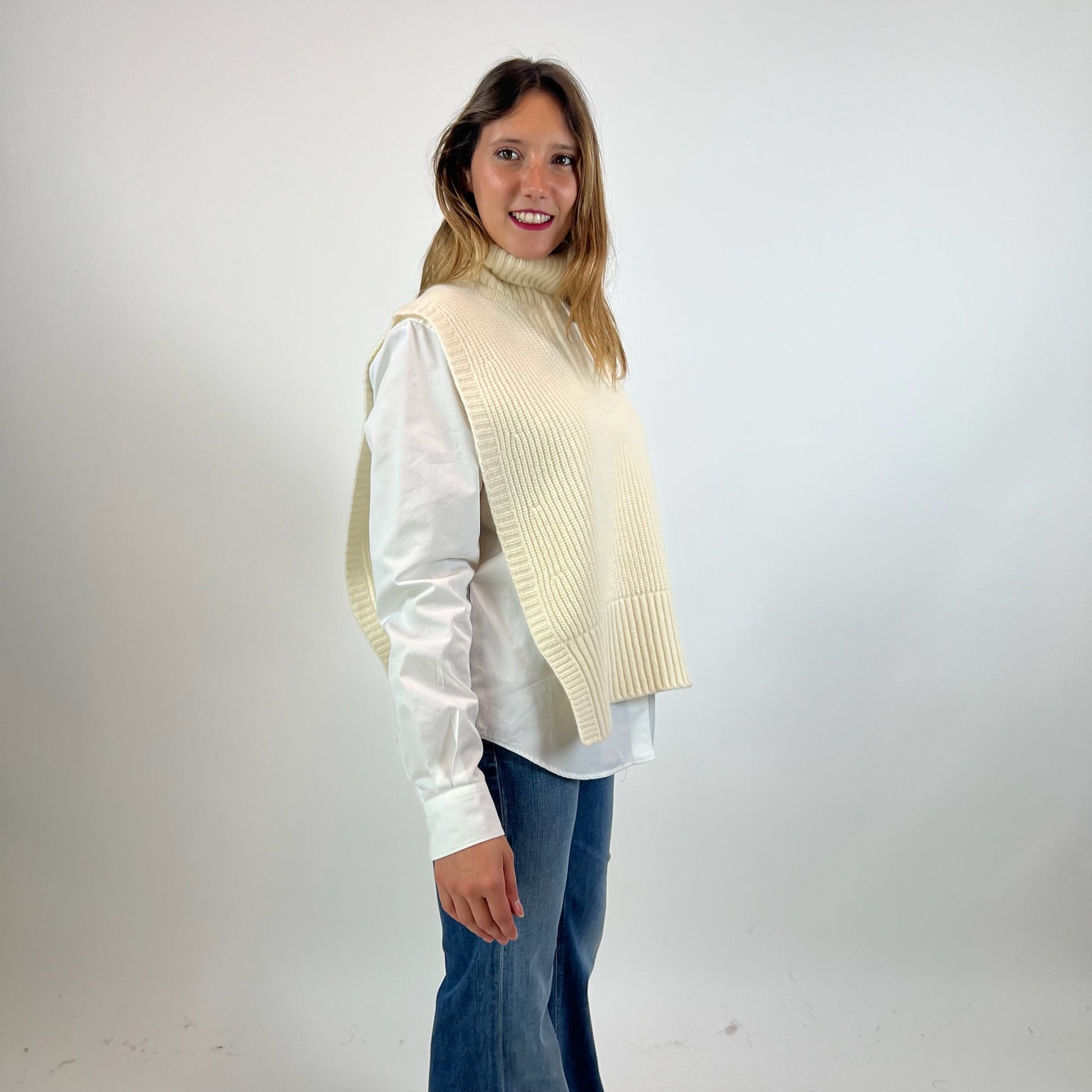 SISSIOTTOSTYLE Davantino in lana off white