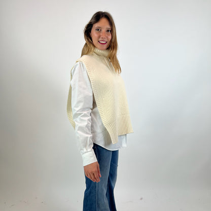 SISSIOTTOSTYLE Davantino in lana off white