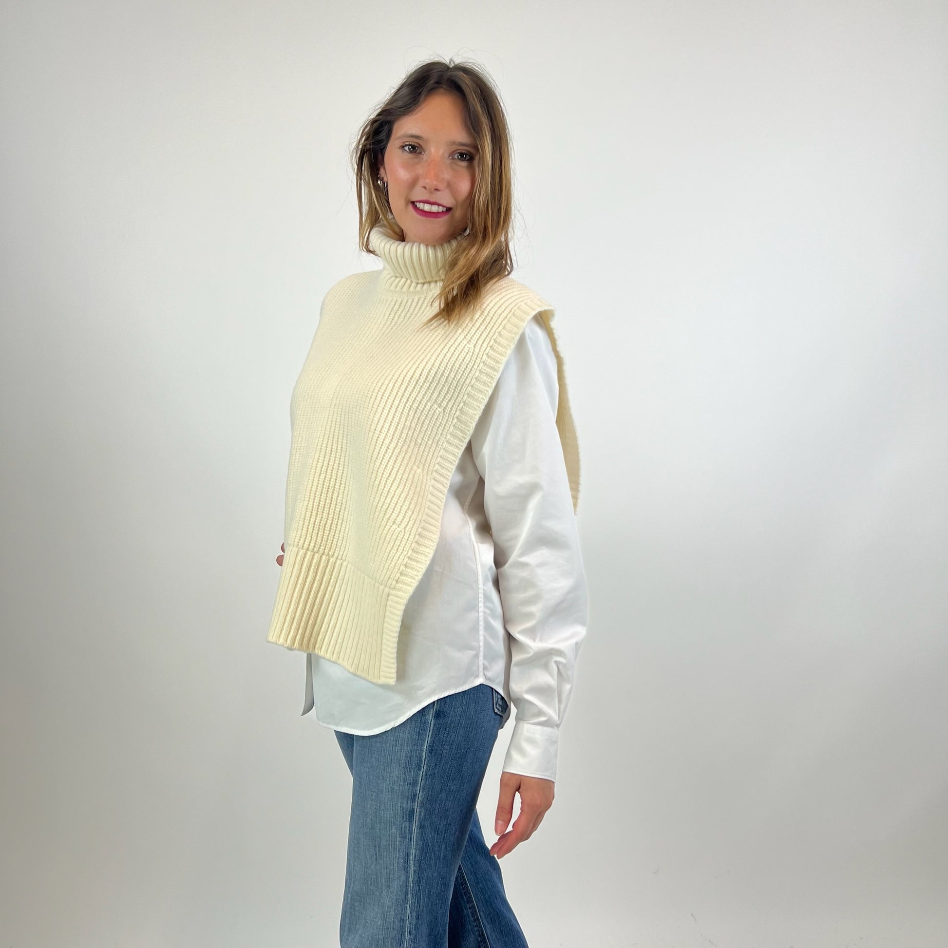SISSIOTTOSTYLE Davantino in lana off white