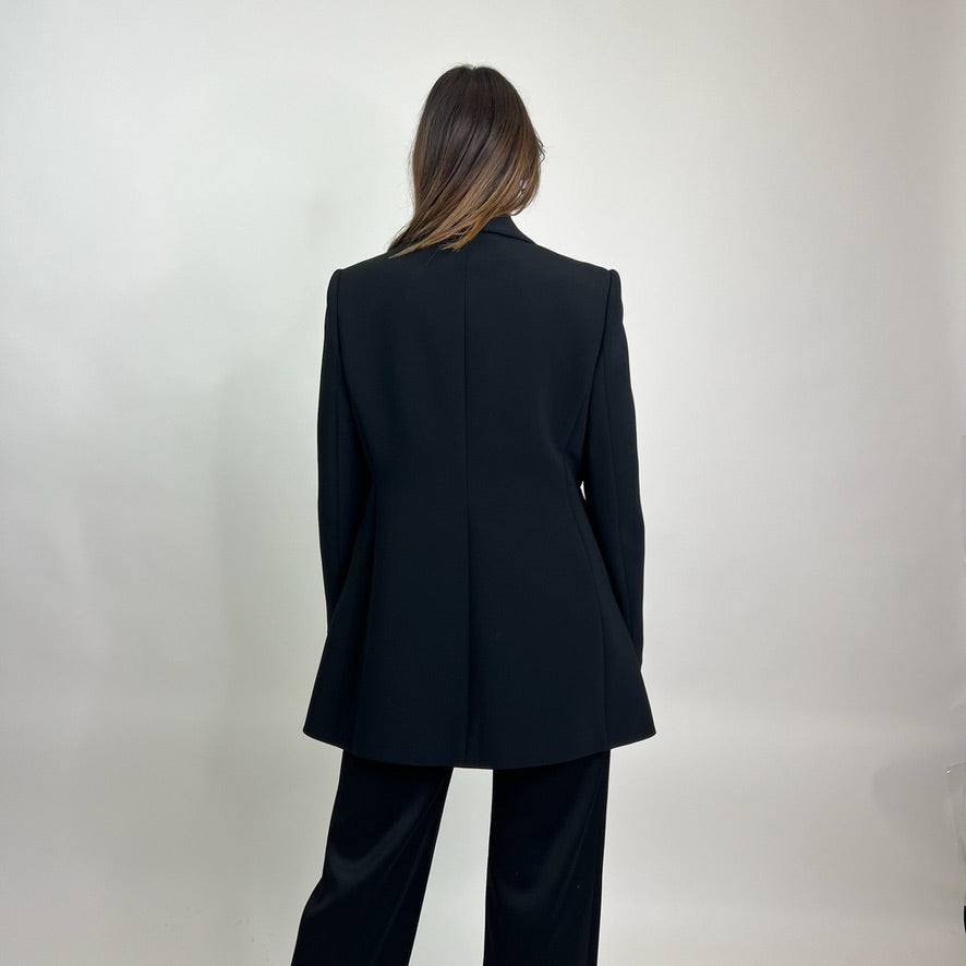 SPORTMAX Giacca lunga nera