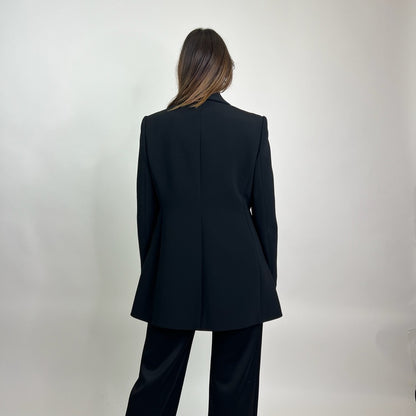 SPORTMAX Giacca lunga nera