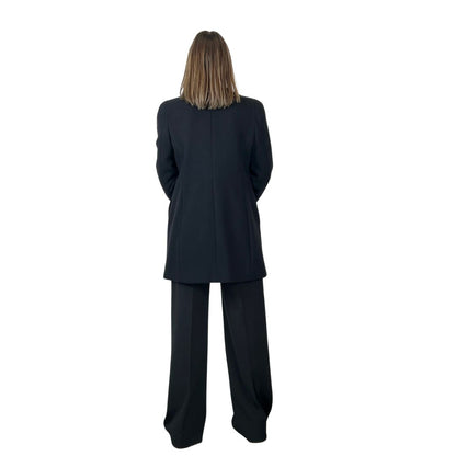 STELLA MC CARTNEY Cappotto nero girocollo 