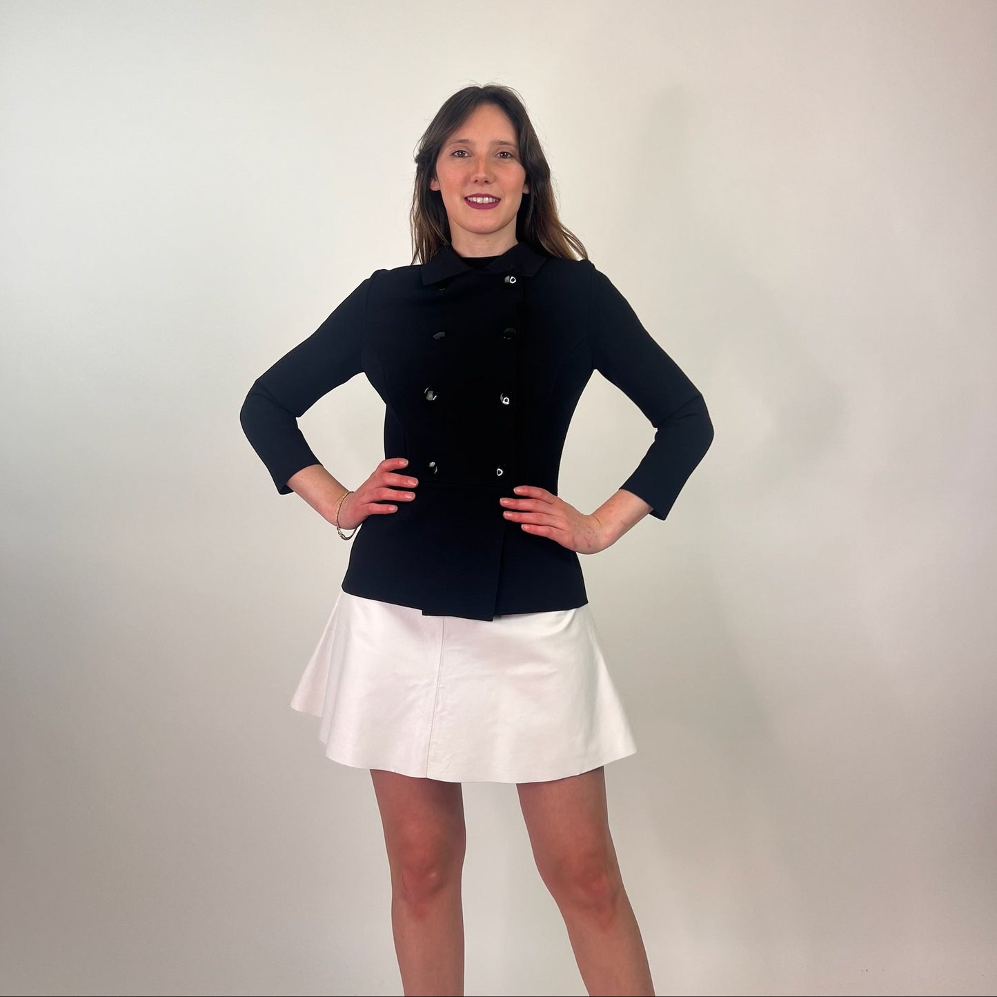 STELLA MC CARTNEY Giacca elasticizzata in jersey nera