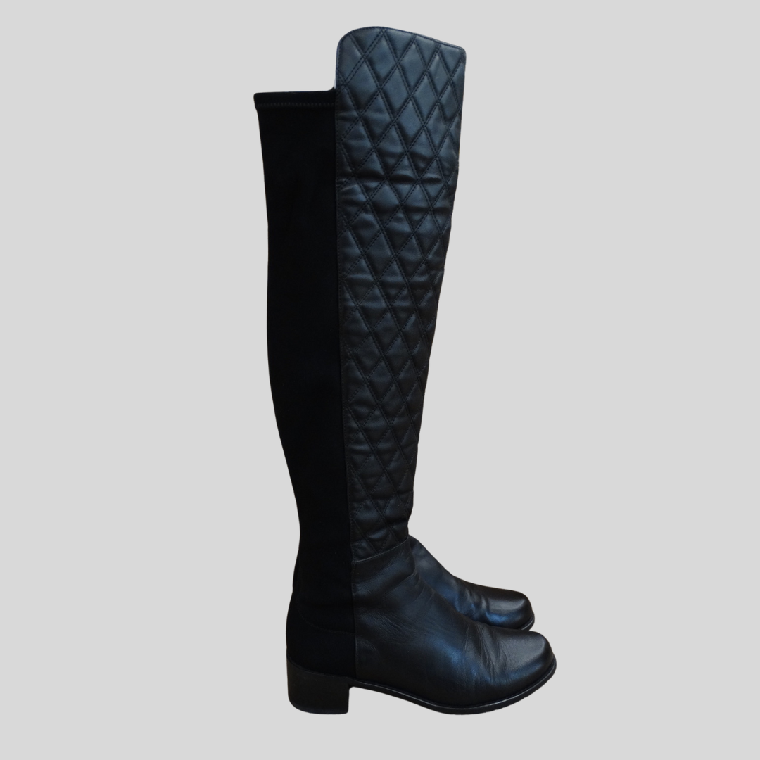 STUART WEITZMAN Stivale gambale alto in pelle