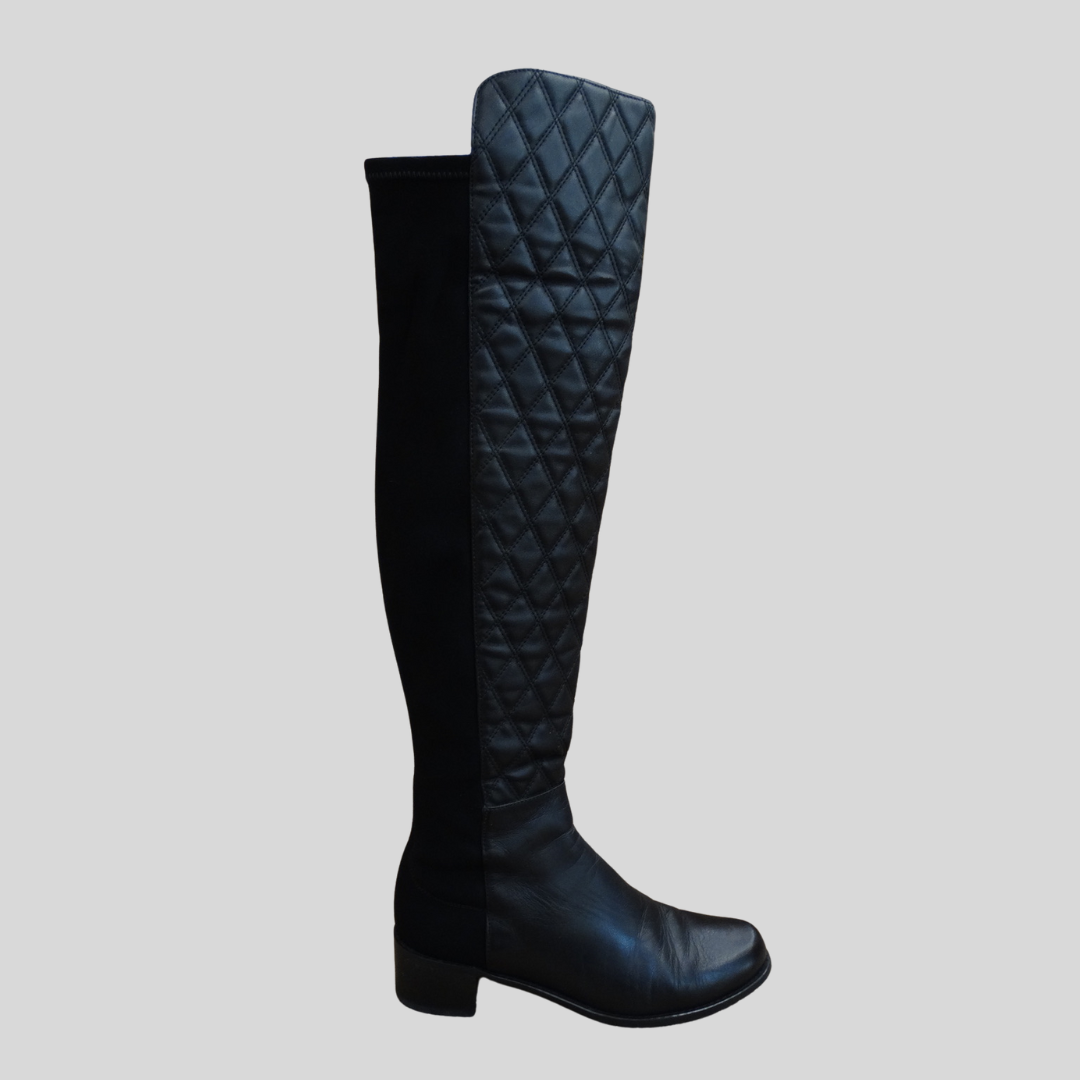 STUART WEITZMAN Stivale gambale alto in pelle