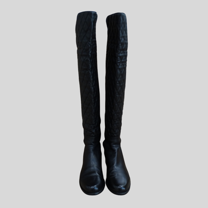 STUART WEITZMAN Stivale gambale alto in pelle