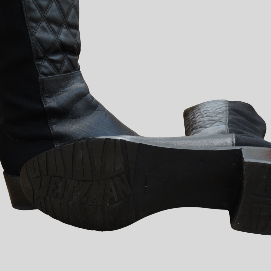 STUART WEITZMAN Stivale gambale alto in pelle