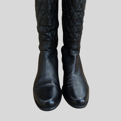 STUART WEITZMAN Stivale gambale alto in pelle