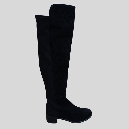 STUART WEITZMAN Stivale gambale alto scamosciato