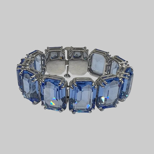 SWAROVSKI Bracciale Millenia con cristalli azzurri 