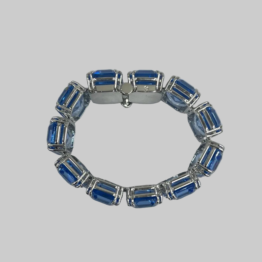 SWAROVSKI Bracciale Millenia con cristalli azzurri 