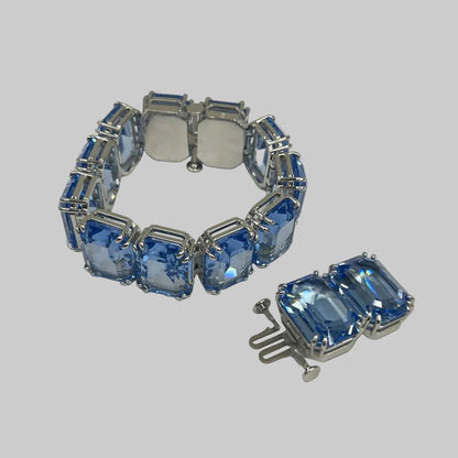 SWAROVSKI Bracciale Millenia con cristalli azzurri 