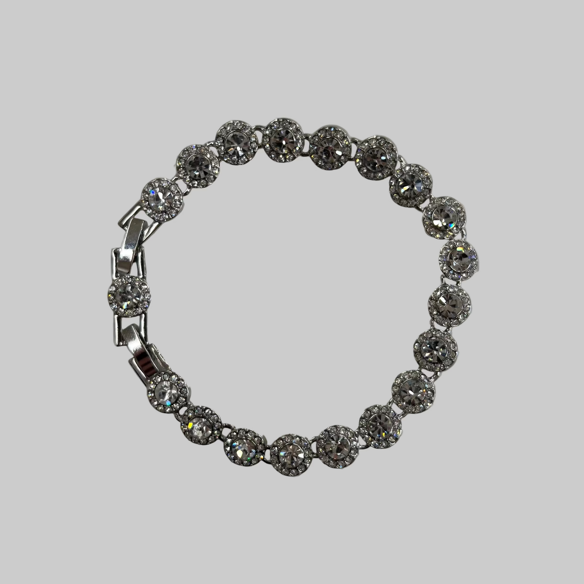 SWAROVSKI Bracciale tennis pavé argento
