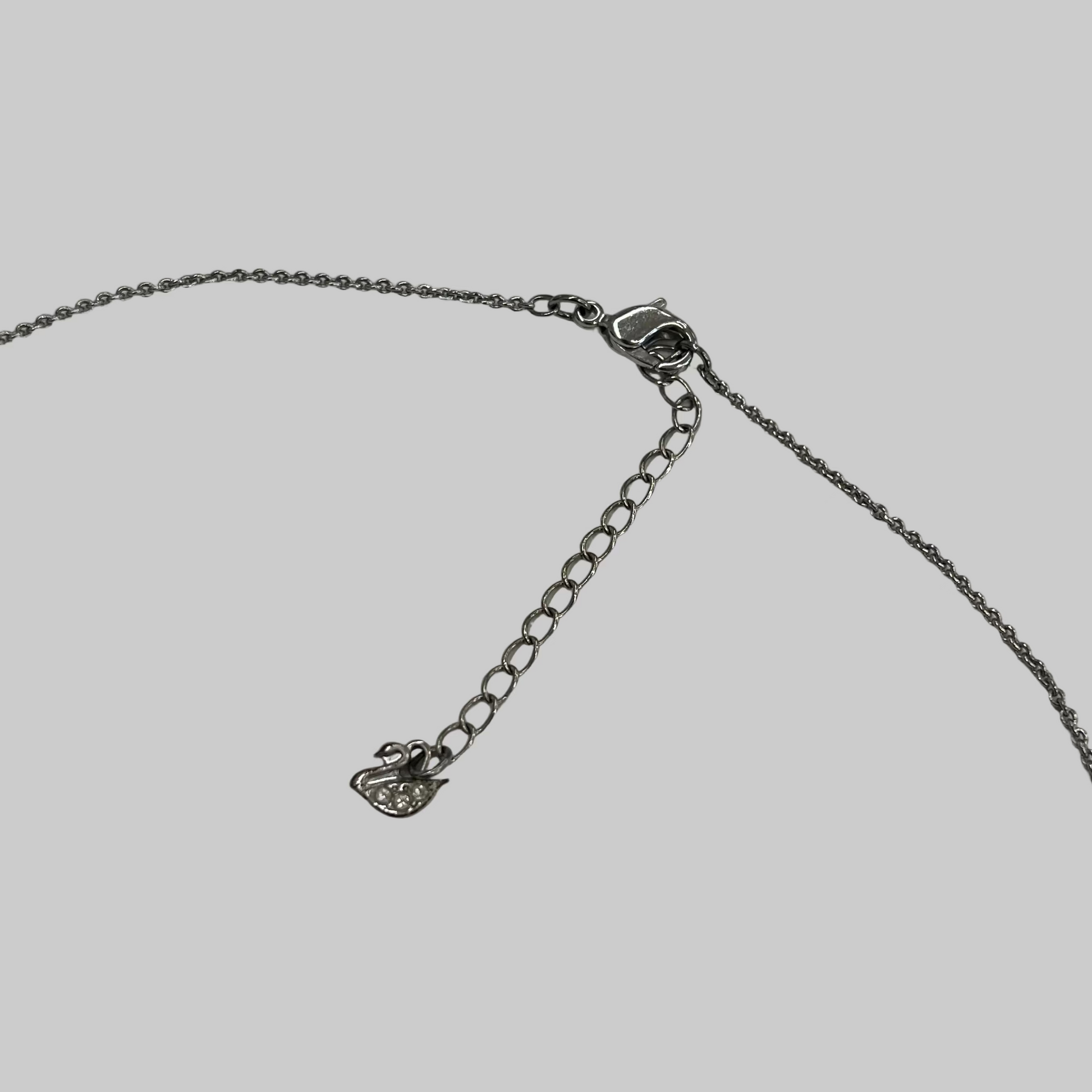 SWAROVSKI Collana con teddy argento