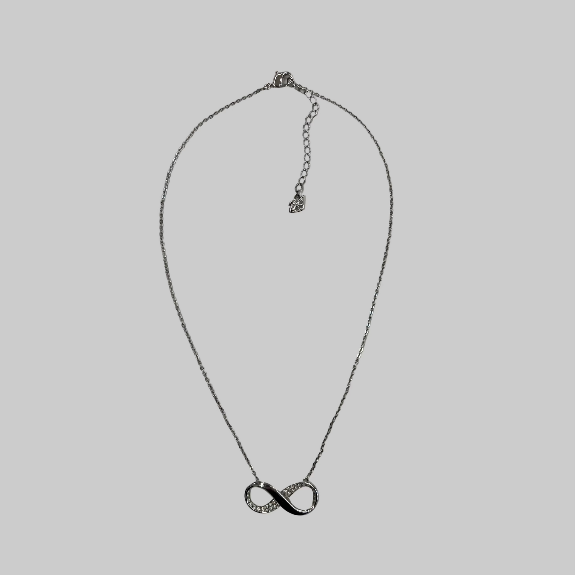 SWAROVSKI Collana infinity argento