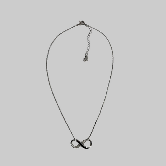 SWAROVSKI Collana infinity argento