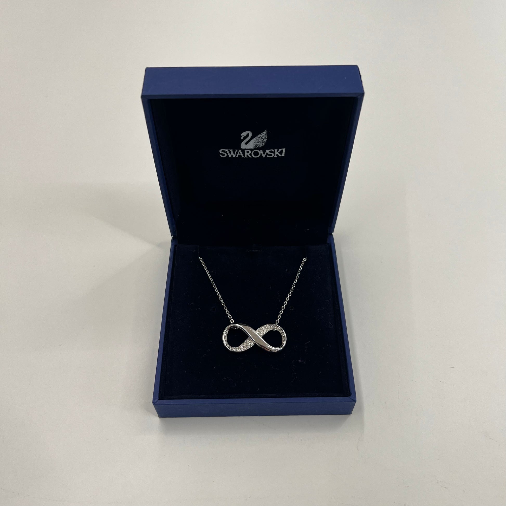 SWAROVSKI Collana infinity argento