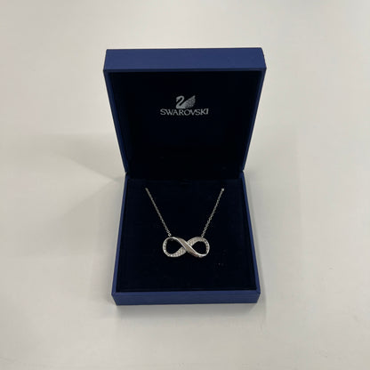 SWAROVSKI Collana infinity argento