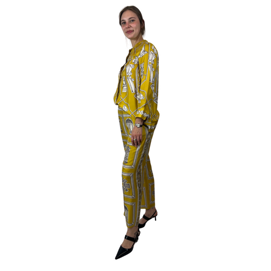 'S MAX MARA Completo camicia e pantalone in seta