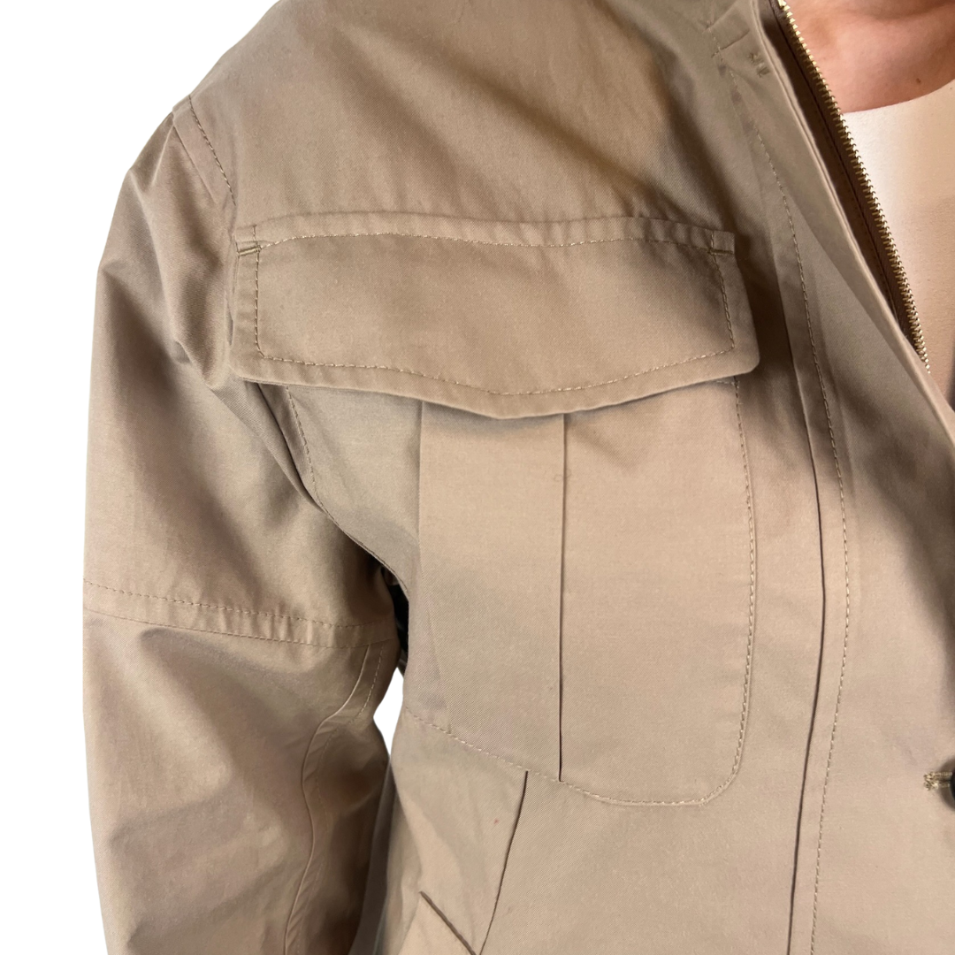 'S MAX MARA Completo safari beige giacca e pantaloni