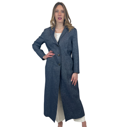 'S MAX MARA Soprabito lungo in denim