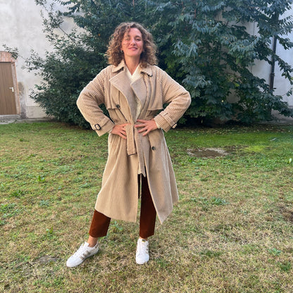 TAGLIATORE Cappotto a coste in velluto