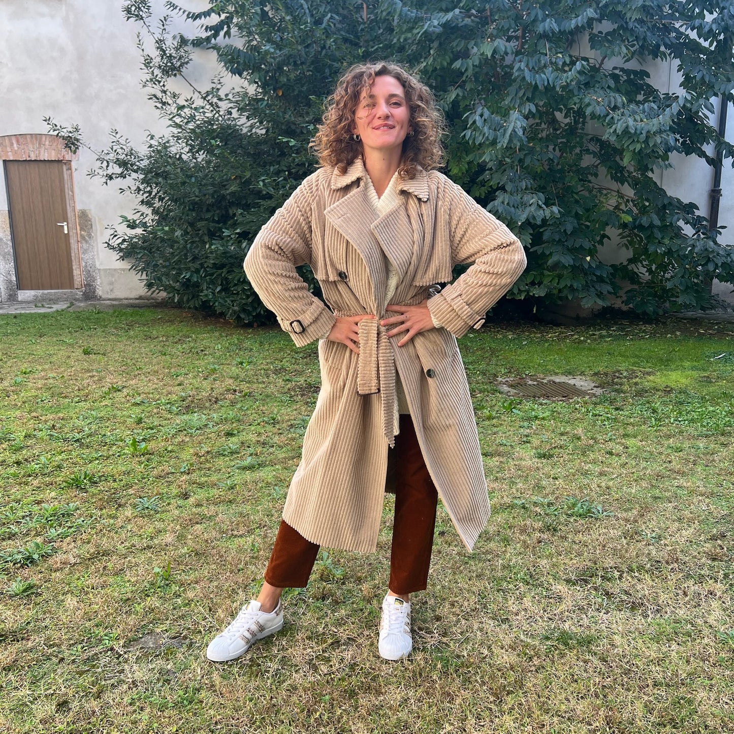 TAGLIATORE Cappotto a coste in velluto