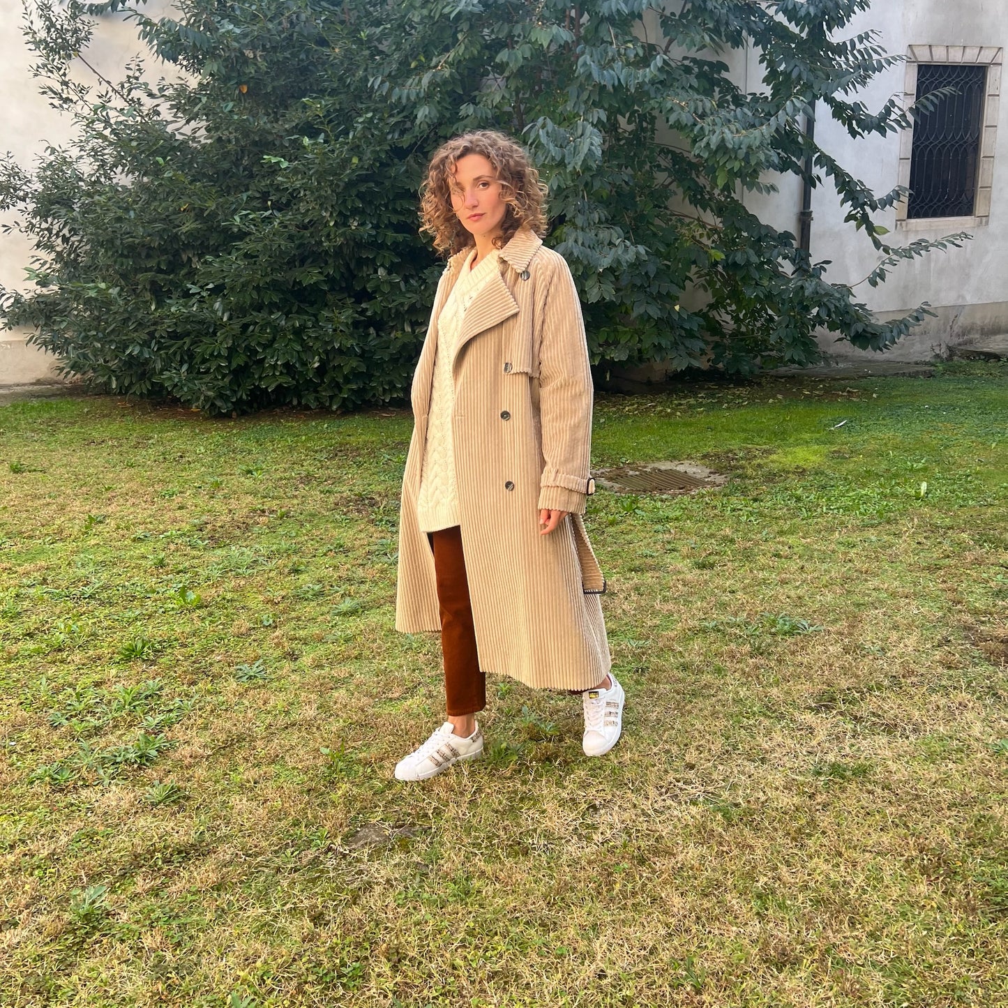 TAGLIATORE Cappotto a coste in velluto