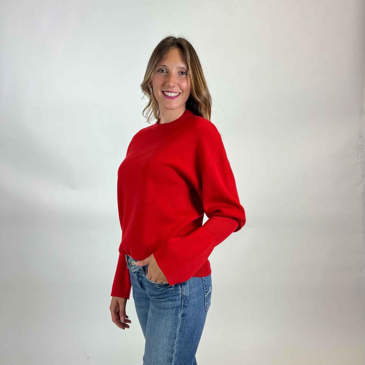 TIBI Pull in maglia merinos