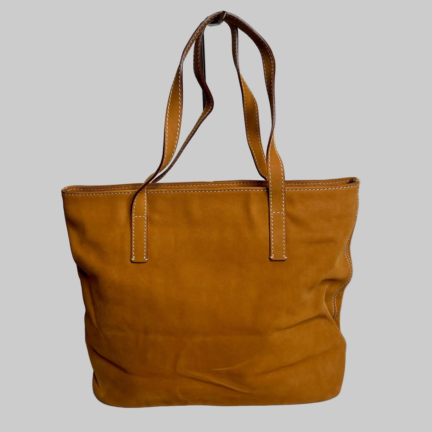 TIMBERLAND Borsa shopping in pelle scamosciata color cuoio