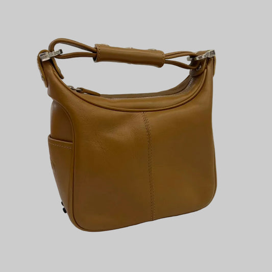 TOD'S Borsa cammello con gommini