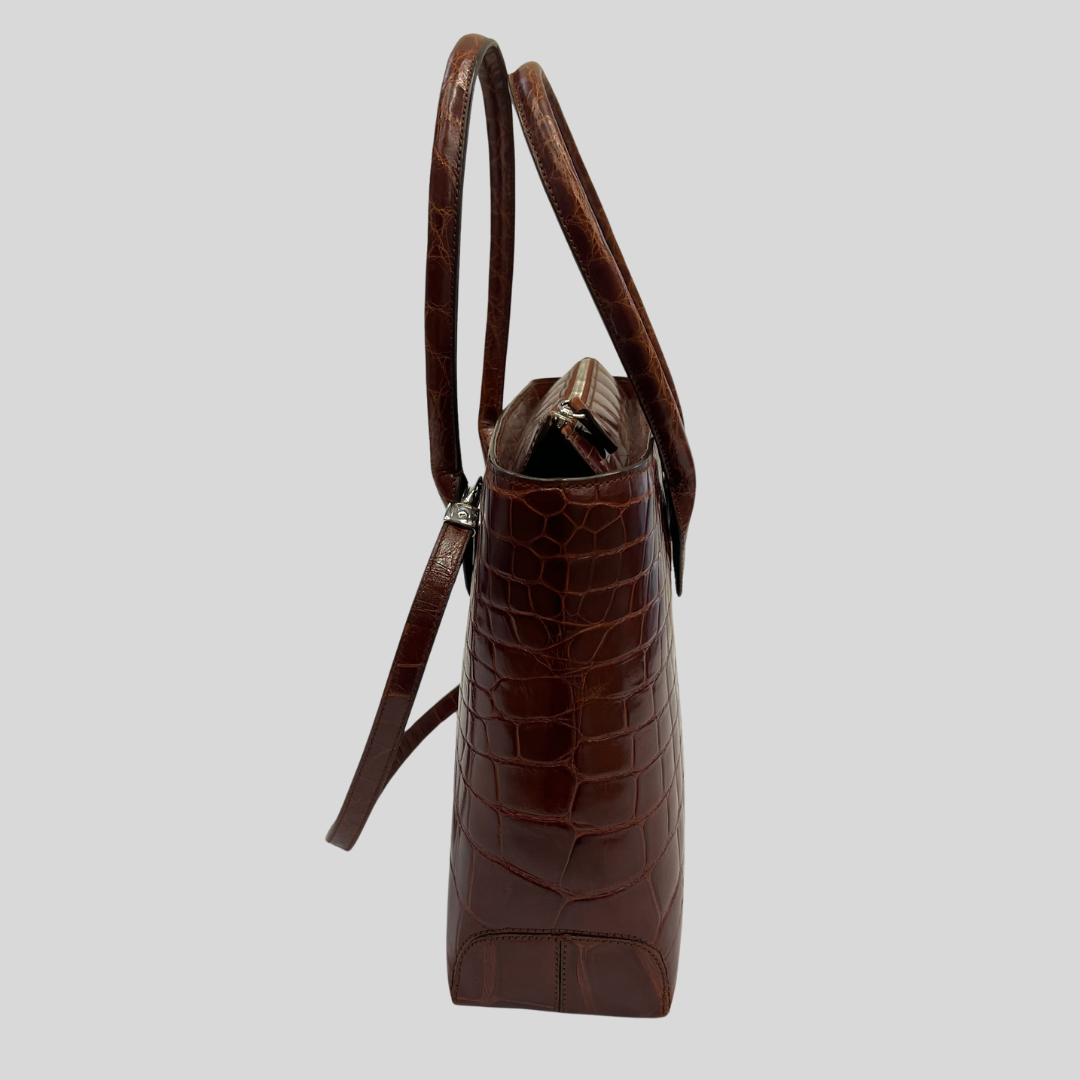 TOD'S Borsa in pelle di coccodrillo