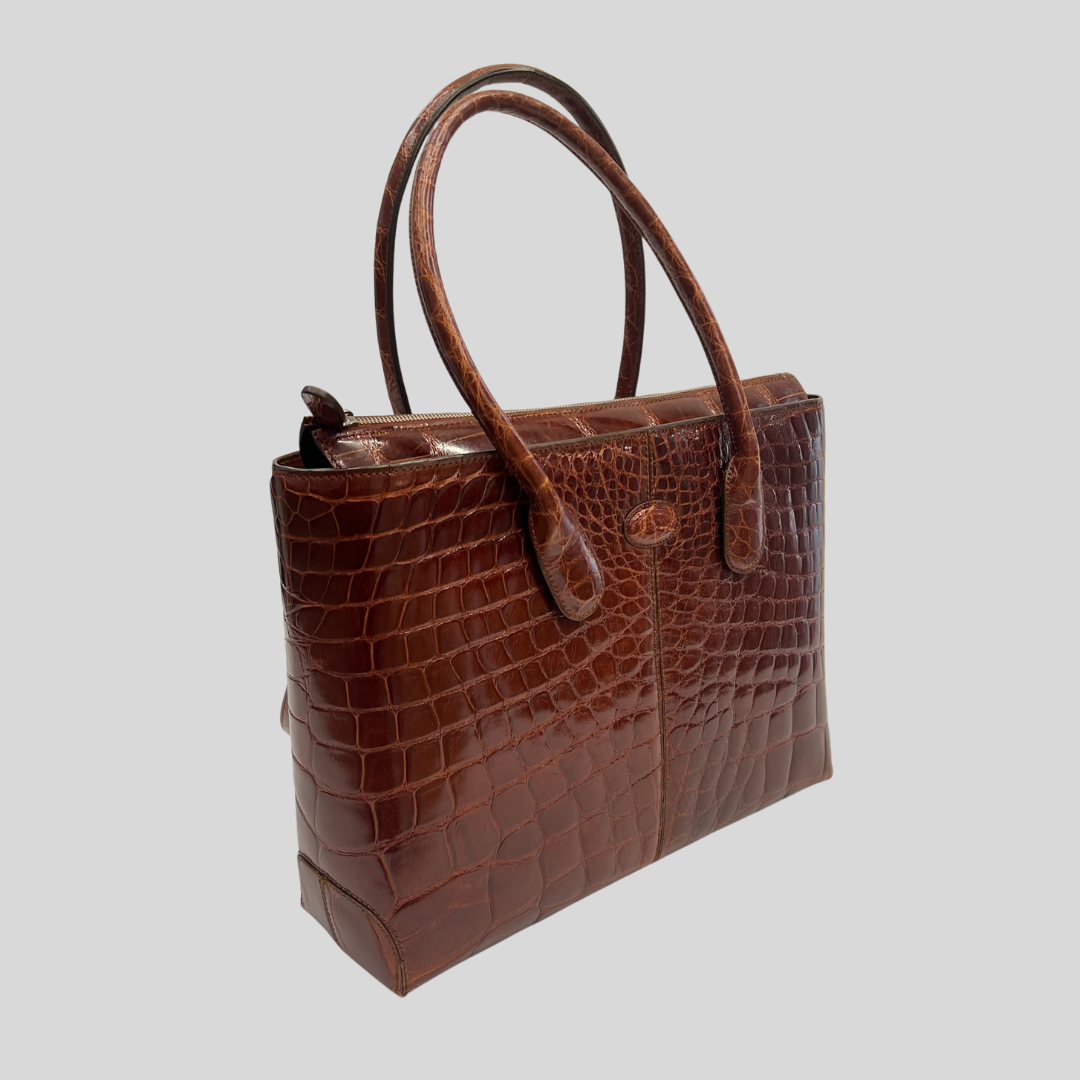 TOD'S Borsa in pelle di coccodrillo