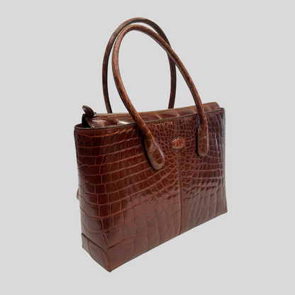 TOD'S Borsa in pelle di coccodrillo