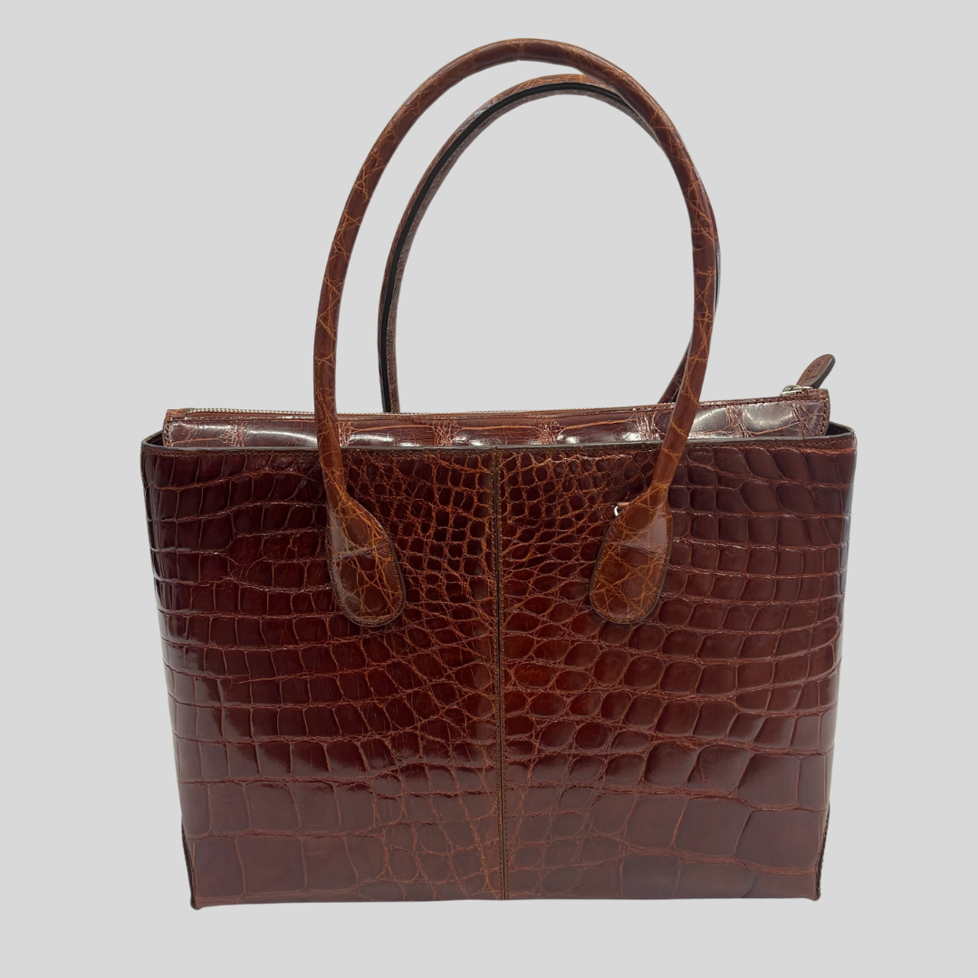 TOD'S Borsa in pelle di coccodrillo