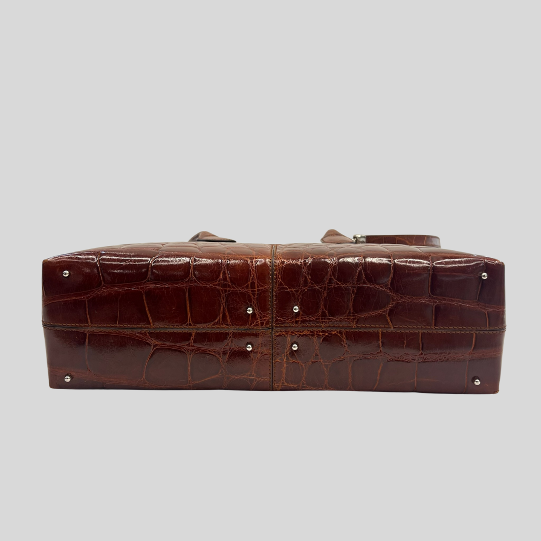 TOD'S Borsa in pelle di coccodrillo