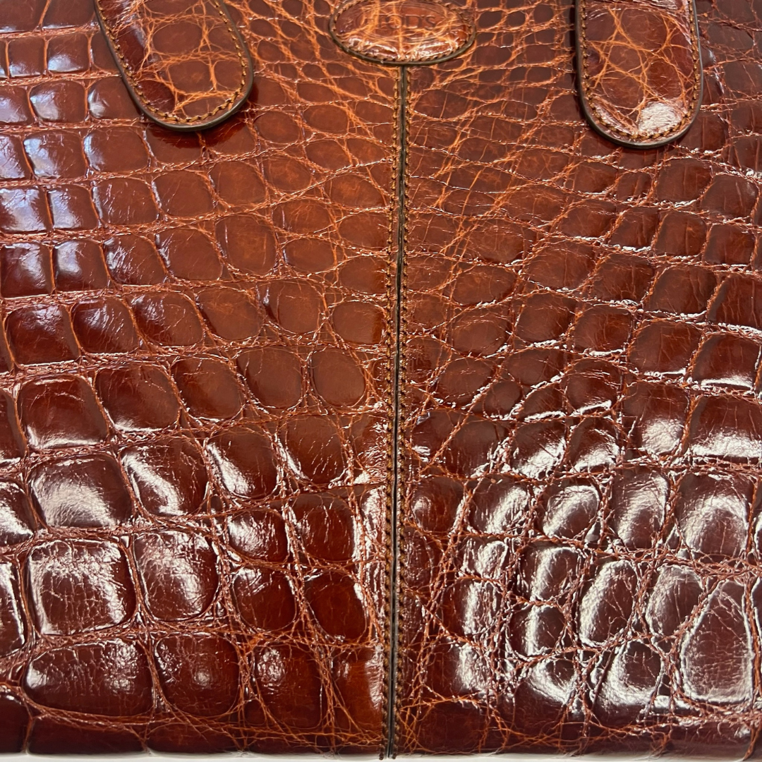 TOD'S Borsa in pelle di coccodrillo