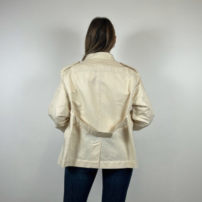 WEEKEND MAX MARA Giacca camicia cotone color burro