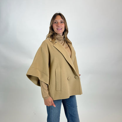 WEEKEND MAX MARA Giacca mantella color cammello