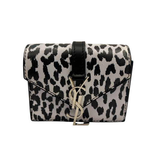 YSL Borsa Cassandra Micro in pelle leopard animalier