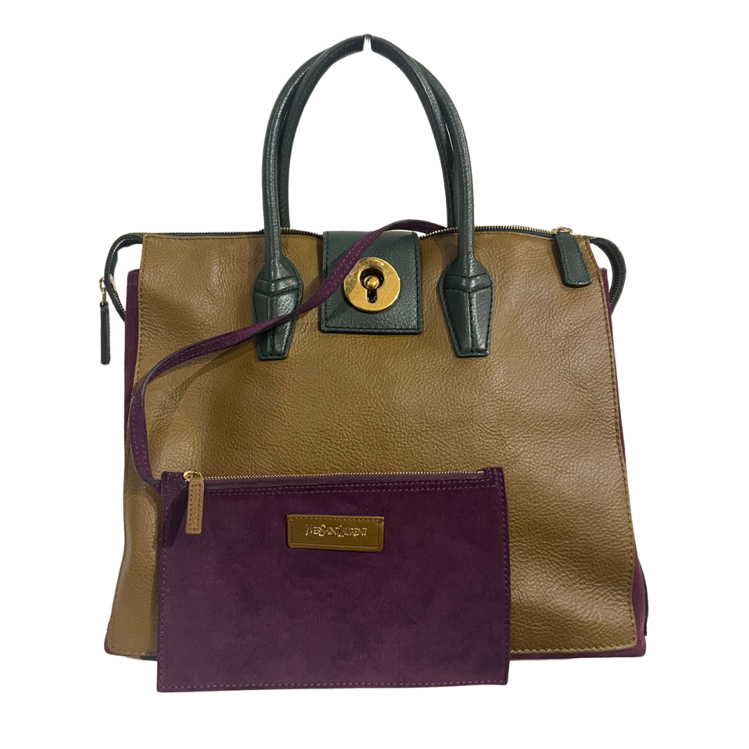 YVES SAINT LAURENT Borsa in pelle Muse Two