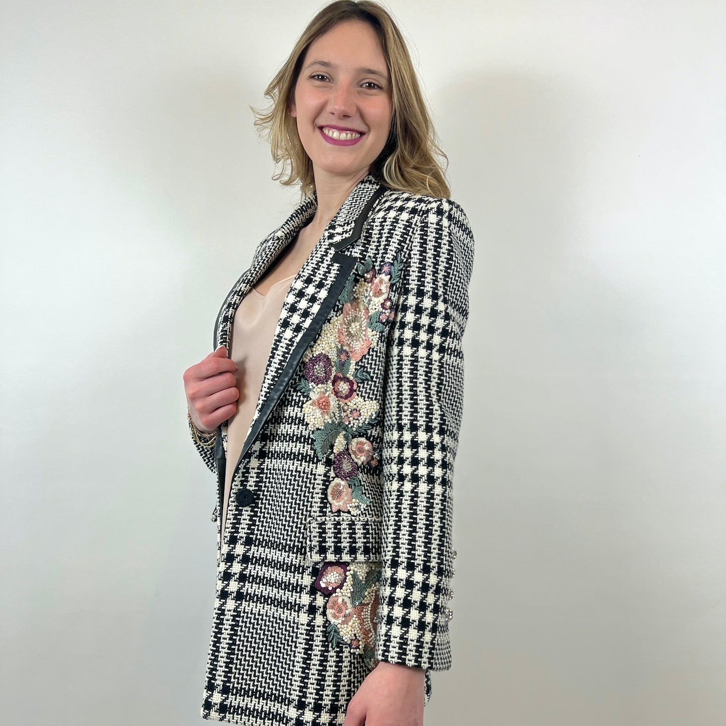 ZUHAIR MURAD Giacca lunga con ricami fiori