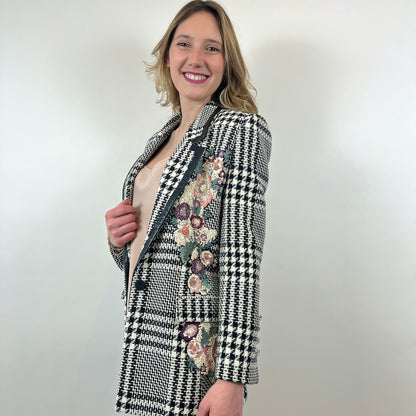 ZUHAIR MURAD Giacca lunga con ricami fiori