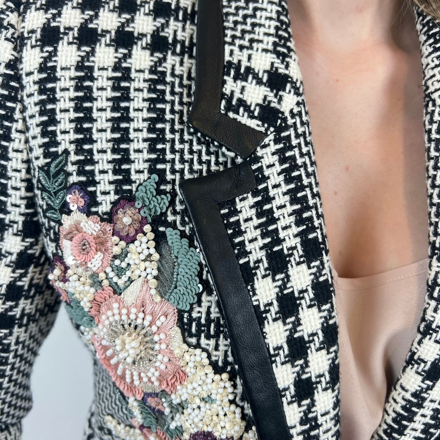ZUHAIR MURAD Giacca lunga con ricami fiori