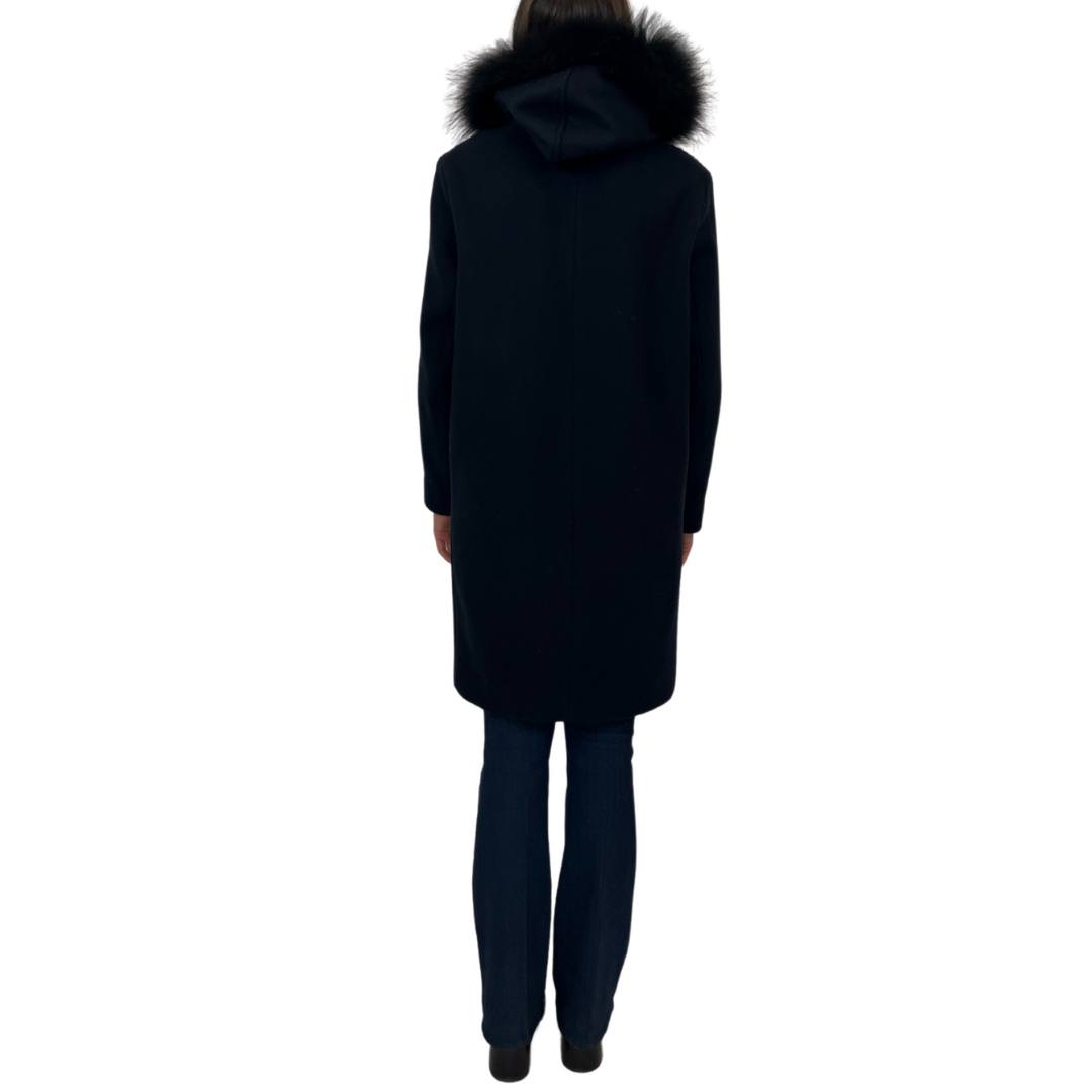 Maje Cappotto lana blu