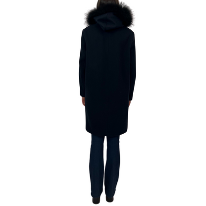 Maje Cappotto lana blu