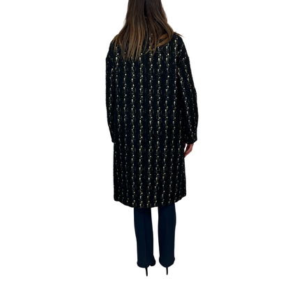 cappotto Aspesi nero e bianco