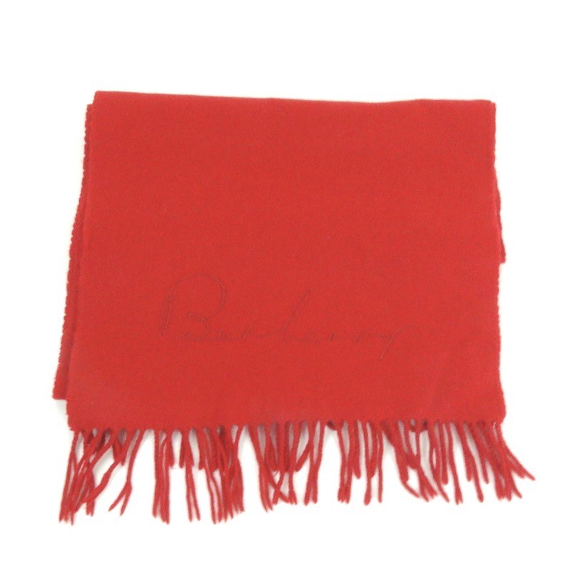 SCIARPA BURBERRY IN CASHMERE ROSSO